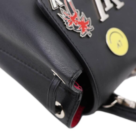Louis Vuitton  My Lockme Mini Soft Calfskin Pins Leather Backpack Black main image 13